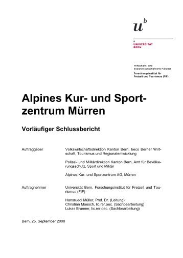 Alpines Kur- und Sportzentrum Mürren