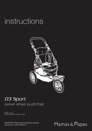 mamas and papas skate pram instructions