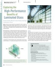 High-Performance Laminated Glass - Architectural Record