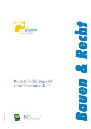 Bauen & Recht: Augen auf vorm Grundstücks-Kauf! - NÖ gestalten