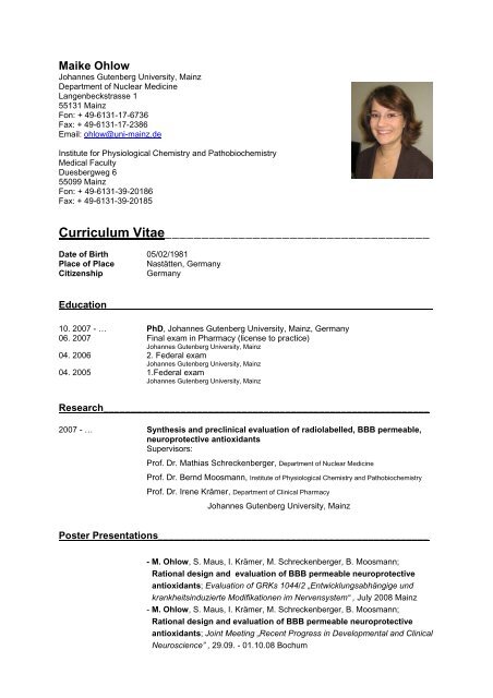 Curriculum Vitae