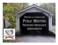 PUBLIC MEETING - East Pikeland Township