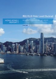 HONG KONG REPORT - Rider Levett Bucknall
