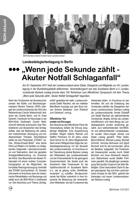 Ausgabe 11/12 2011 - BDH Bundesverband Rehabilitation