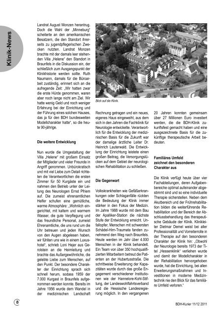 Ausgabe 11/12 2011 - BDH Bundesverband Rehabilitation