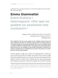 Emma Giammattei Entre histÃ²ria i interrogaciÃ³: Â«Per ... - Jordi Pujol