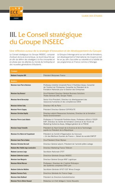 Ecole de Commerce EuropÃƒÂ©enne - L'Etudiant