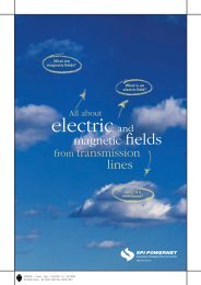 All about electric and magnetic fields from transmission ... - SP AusNet