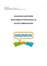 Maahanmuuttostrategia ja kotouttamisohjelma - Kauhava