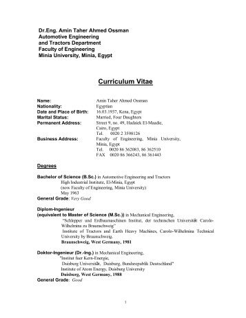 Curriculum Vitae