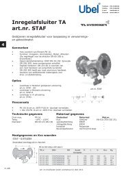 Inregelafsluiter TA art.nr. STAF - catalogus-beheer.nl