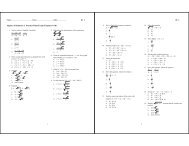 Algebra II Semester 2 Practice Final _9 Pages