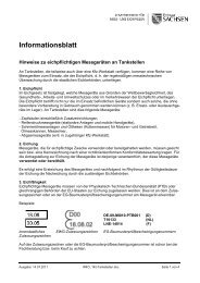 Informationsblatt - Mess- und Eichwesen