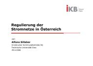 Regulierung der Stromnetze in Ãsterreich - FGE