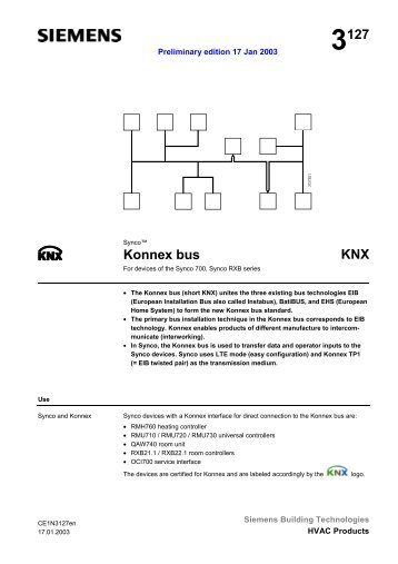 3127 Konnex bus KNX - Siemens