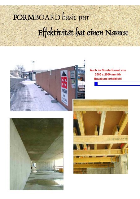 nformationen-Formboard - Bauhandel Müller GmbH