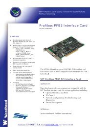 Profibus PFB3 Interface Card - ER-Soft