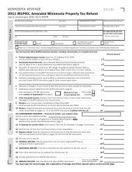 M1PRX, Amended Property Tax Refund Return - Minnesota ...