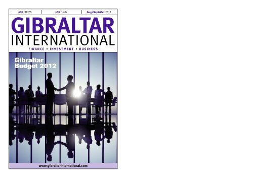 Gibraltar Budget 2012 - Gibraltar International Finance Magazine