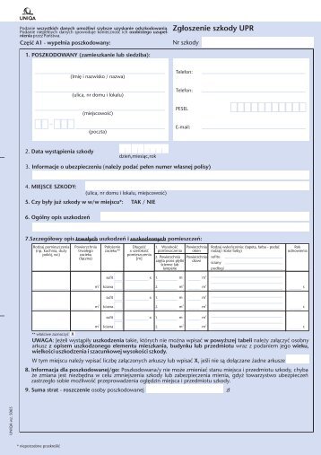 ZgÃ…Â‚oszenie szkody UPR UNIQA.pdf - hyperCMS