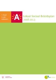 Antwerpen - lokaal sociaal beleidsplan 2008-2014 - Vlaanderen.be