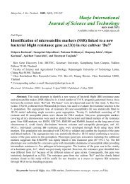 (SSR) linked to a new bacterial blight resistance gene xa33 (t)