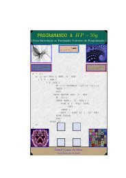 PROGRAMANDO A HP â 50g - Pictronics