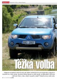 Mitsubishi L200 vs. Nissan Navara - M Motors CZ, s.r.o.