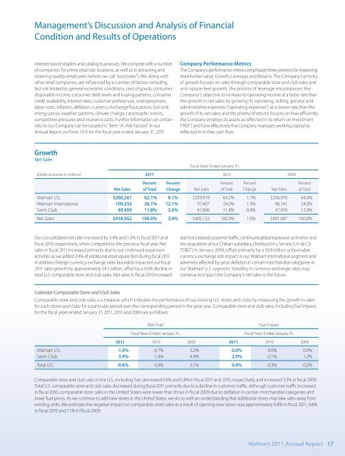 Management's Discussion and Analysis of Financial ... - Wal-Mart