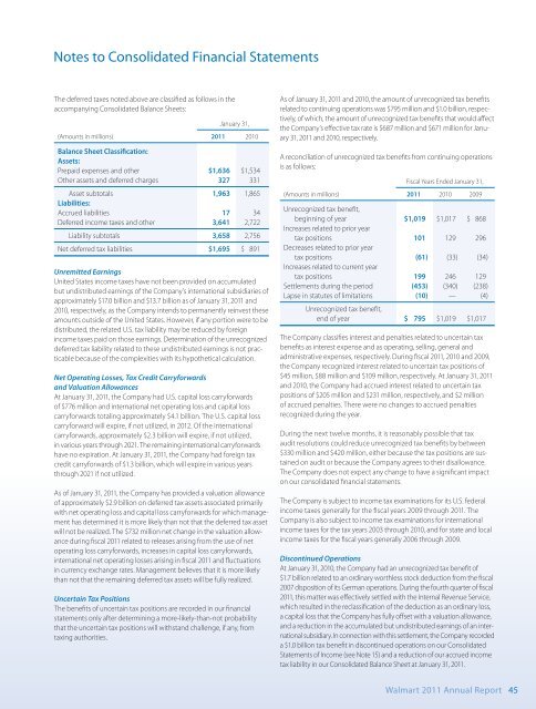 Management's Discussion and Analysis of Financial ... - Wal-Mart
