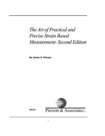 The Art of Practical and Precise Strain Based ... - Webprofile.info