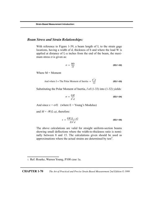 The Art of Practical and Precise Strain Based ... - Webprofile.info