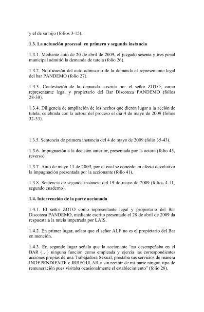 Lais vs Pandemo - Programa de Equidad de GÃ©nero en la Suprema ...