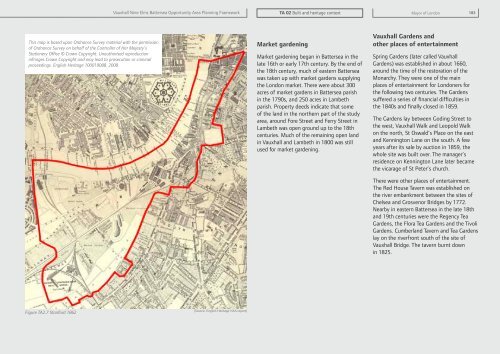 Vauxhall Nine Elms Battersea Opportunity Area Planning Framework