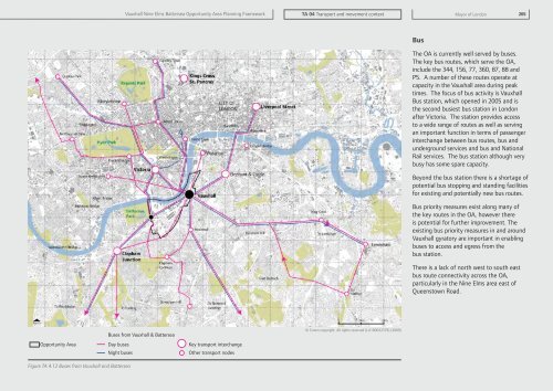 Vauxhall Nine Elms Battersea Opportunity Area Planning Framework