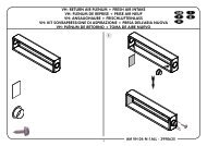 vh: return air plenum + fresh air intake vh: plenum de reprise + prise ...