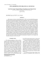 DYES ADSORPTION ONTO ORGANOCLAY AND MCM-41 - SER