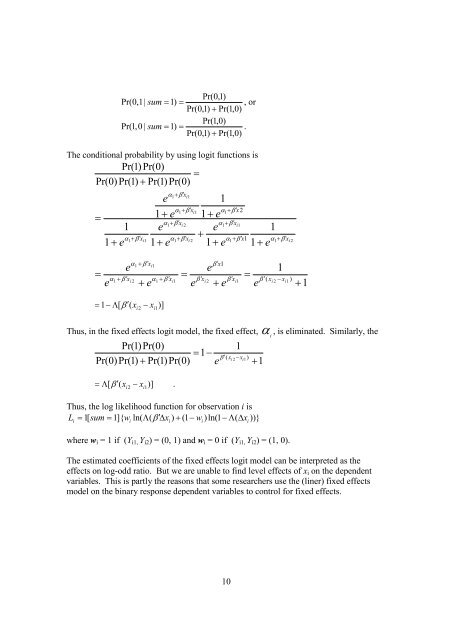 Dummy and Qualitative Dependent Variables