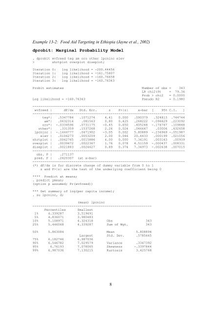 Dummy and Qualitative Dependent Variables