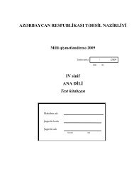 IV sinif Ana dili - TÉhsil Nazirliyi