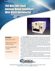 750 Watt DBS-Band Antenna Mount Amplifiers With Block Upconverter