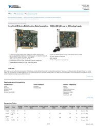 Low-Cost M Series Multifunction Data Acquisition - 16-Bit, 250 ... - ADI