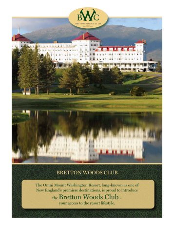 Membership Benefits (PDF) - Bretton Woods