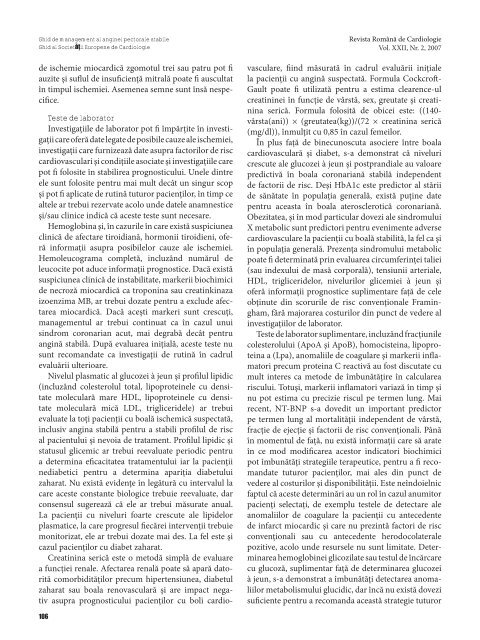 Nr. 2, 2007 - Romanian Journal of Cardiology