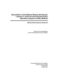 Remediation of the Midland Railway Workshops - Environmental ...