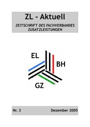 ZL Aktuell0305 - Fachverband Zusatzleistungen