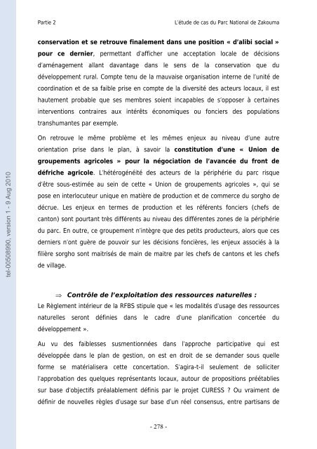 La conservation de la nature en Afrique centrale entre thÃ©orie et ...