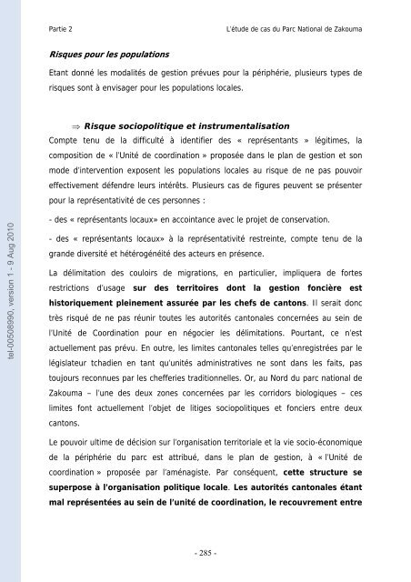 La conservation de la nature en Afrique centrale entre thÃ©orie et ...