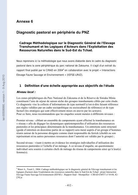 La conservation de la nature en Afrique centrale entre thÃ©orie et ...