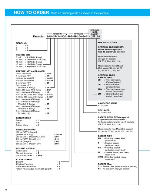 BB-9 Product Line Catalog - Flow Ezy Filters